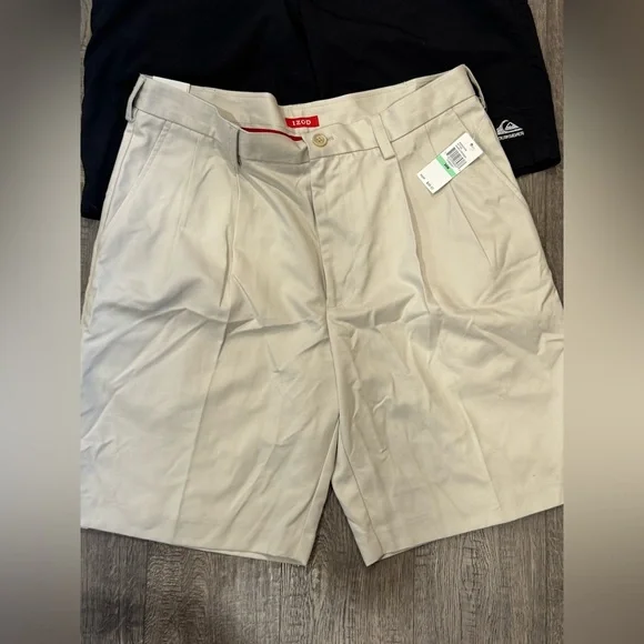 Lot of mens shorts 4. Quicksilver, adidas, IZOD. Hudson & Barrow NYC. New & used - Picture 5 of 11